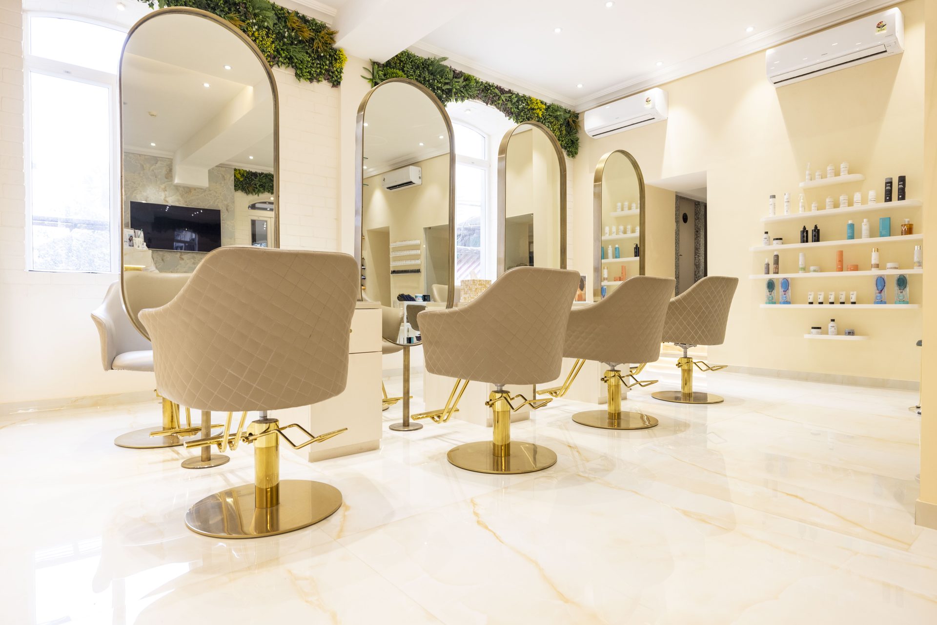 The Hair Bar — styling floor