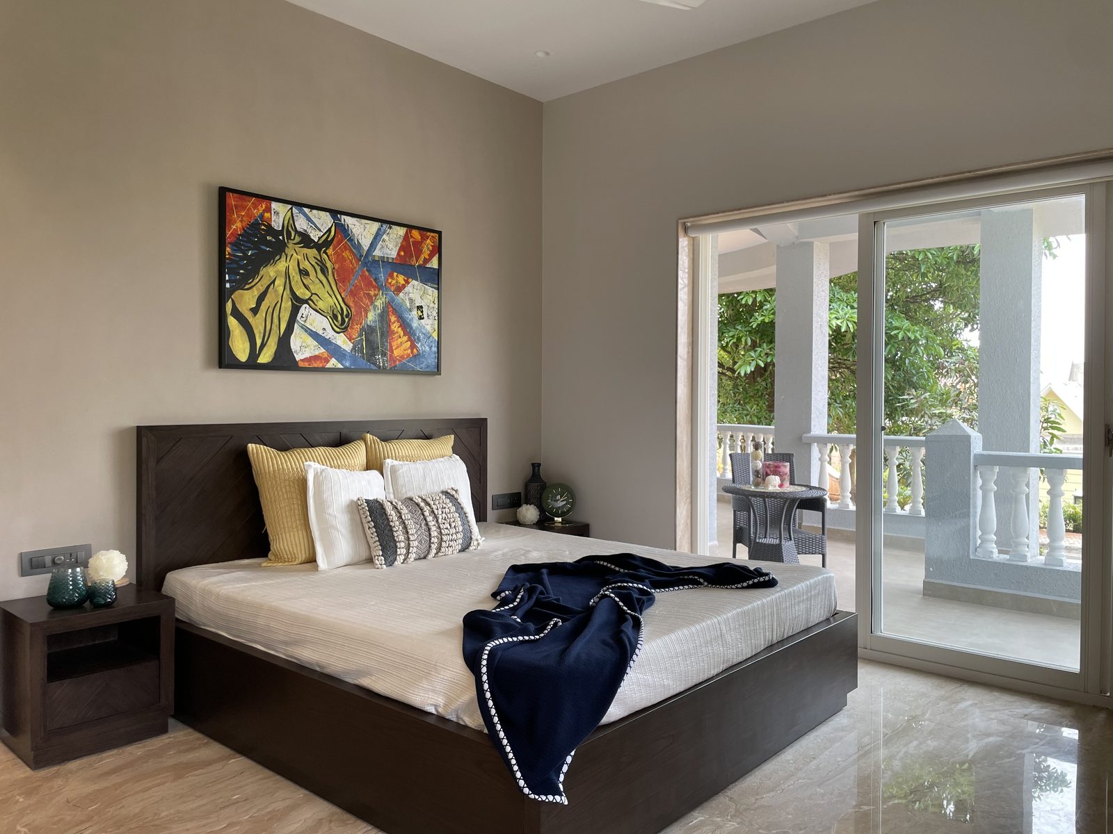 Bedroom — morning light and calm.